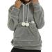 Women s Autumn & Winter Thick Hoodie With Large Pocket Solid Color Pet Hoodie Sweatshirt Womens Sweatshirt Pack Tight Hoodies for Women Hoodie Women with Design Hoodie Long Womens Lightweight Hoodie