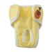 Duklien Pet Clothes Dog Sanitary Pantie Suspender Physiological Pants Pet Underwear Jumpsuit Comfort Reusable Doggy Yellow L