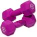 Tools (BSTND12PR) Neoprene Dumbbell For Weight And Aerobic Training Pilates & Physical Therapy Hand Weights Set For Women Weights Hex End Dumbbells Purple 12Lbs. Pair