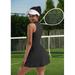 Women s Sexy Tennis Dress Athletic Dresses Sleeveless Workout Golf Dress Built-in Shorts Pocket Sleeveless Athletic Dresses Tennis Dress Women s sportswear