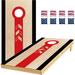 Cornhole Set 3 x 2 / 4 x 2 Boards Set Solid Wood Cornhole Game Outdoor Set s Outdoor Game Sets with Bags Regulation Size Perfect for Lawn Backyard Beach Park