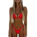 High Two Up Bikini Piece Up Women Cut Lace Solid Sexy Swimsuit Set Push Swimwears Tankinis Set Lifeguard Bikini Top Bikini High Bikini Wrap Bikini Set Shavers for Women Bikini Area Bikini