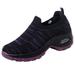 Sopiago Sneakers For Girls Womens Walking Shoes with Arch Support Lightweight Running Sneakers Comfortable Fashion Tennis Shoes Black 41