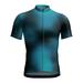 GLVSZ Cycling Jersey for Men Short Sleece Full Zip Breathable Bike Shirt Quick-dry Printed Bicycle Clothing for Road Biking Riding
