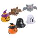 Household Toy Car Children s Pull-back Halloween Pumpkin Ghost Bat Small Gift Holiday Themed Gifts Plastic 12 Pcs