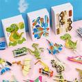 25PCS Educational 3D Cartoon Puzzle - 2024 New 3D Puzzles for Kids Toys 3D Puzzles for Kids Toys 3D Paper Puzzles Paper Craft DIY Puzzle Kits