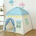 Children s Tent Indoor Outdoor Games Garden Tipi Princess Castle Folding Cubby Toys Tents Enfant Room House Teepee Playhouse blue