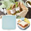 Midewhik Mother s Day Gift Food Containers Sandwich Containers Sandwich Box Food Storage Shape Holder Plastic For Lunch Boxes Bread Sandwich For Kids Adults Prep Microwave Dishwasher