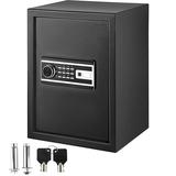SKYSHALO 60L Security Safe with Fingerprint Lock 2.1 Cubic Foot Electronic Safe Digital Safe Home Safe with Two Override Keys Fire Safe Carbon Steel for Home Hotel Restaurants and Offices