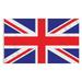 United Kingdom British Flag Outdoor Heavy Duty Jack Flag 5ft X 3ft 110d Knit Polyester For Flagpoles UK National Flags Embroidered Sewn Stripes Union Jack Banner Heavy Duty Outdoor (multicolor)