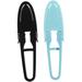 2pcs Ceramic U-shaped Scissors Precision Scissor Kids Scissors Embroidery Scissors Diy Scissors Housewarming Gift Straight Pointed Scissor Double Ceramics U-shaped Line Student 11.8X2.5cm