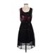 Mossimo Casual Dress - Party Scoop Neck Sleeveless: Black Dresses - Women's Size Small