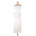 Ever-Pretty Casual Dress - Wrap Open Neckline Sleeveless: White Dresses - New - Women's Size X-Large