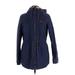 Columbia Jacket: Mid-Length Blue Print Jackets & Outerwear - Women's Size Small