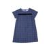 Florence Eiseman Dress - Popover: Blue Grid Skirts & Dresses - Kids Girl's Size 5