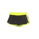Under Armour Athletic Shorts: Green Print Activewear - Women's Size X-Large