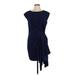 RACHEL Rachel Roy Casual Dress: Blue Dresses - Women's Size Large