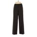 Talbots Dress Pants - High Rise Boot Cut Trouser: Brown Bottoms - Women's Size 8