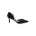 Life Stride Heels: Slip-on Stiletto Cocktail Black Print Shoes - Women's Size 10 - Pointed Toe