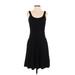 Banana Republic Casual Dress - A-Line: Black Solid Dresses - Women's Size 2