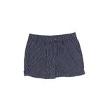 Faded Glory Khaki Shorts: Blue Chevron/Herringbone Bottoms - Women's Size 6