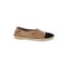 Zara Basic Flats: Tan Print Shoes - Women's Size 38 - Round Toe