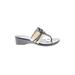 Mootsies Tootsies Wedges: Silver Shoes - Women's Size 8 1/2