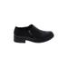 B O C Born Concepts Flats: Slip On Chunky Heel Classic Black Solid Shoes - Women's Size 7 1/2 - Round Toe