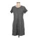 The Limited Casual Dress - Shift: Gray Marled Dresses - Women's Size Medium