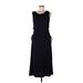 Ann Taylor Cocktail Dress - Midi: Black Dresses - Women's Size Large Tall