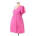 Ingrid + Isabel Casual Dress: Pink Dresses - Women's Size Medium Maternity