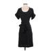 Calvin Klein Casual Dress - Sheath Scoop Neck Short sleeves: Black Dresses - Women's Size X-Small