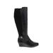 Giani Bernini Boots: Black Print Shoes - Women's Size 8 1/2 - Almond Toe