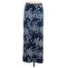 Banana Republic Factory Store Casual Maxi Skirt Long: Blue Bottoms - Women's Size Medium