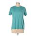 Adidas Active T-Shirt: Teal Activewear - Women's Size Large