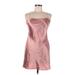 fleur du mal Casual Dress - Slip dress: Pink Dresses - Women's Size Medium