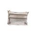 Elliot Lucca Leather Crossbody Bag: Silver Snake Print Bags