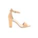 Vince Camuto Heels: Tan Shoes - Women's Size 8