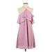 ee:some Casual Dress: Pink Dresses - New - Women's Size Small