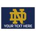 Notre Dame Fighting Irish 19'' x 30'' Personalized Accent Rug