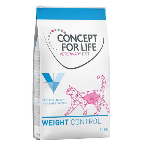 2x10 kg Weight Control Concept for Life Veterinary Diet Katzenfutter trocken