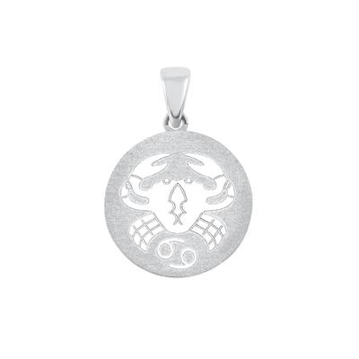 amor - Motivanhänger für Damen und Herren, Unisex, 925 Sterling Silber | Krebs Ketten 1 ct