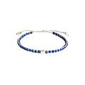 Samapura - Lapis Lazuli Armband | Silber Faden Armbänder & Armreife Damen