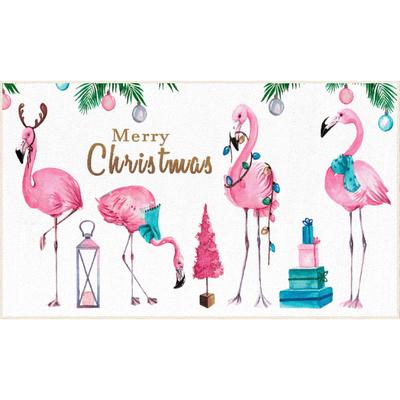 Merry Flamingos Multi Kitchen Rug by Mohawk Home in Multi (Size 30 X 50)