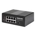 Intellinet 8-Port Gigabit Ethernet PoE+ Industrial Switch with PoE Pas