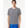 Men's Lacoste Men's Heavy Cotton Striped T-Shirt - Size: 46