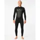 Ripcurl Rip Curl Mens Omega 3/2 Surf Long Sleeve Full Length Wetsuit - Black - Size: L