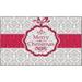 Christmas Damask Grey Kitchen Rug by Mohawk Home in Grey (Size 24 X 40)