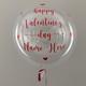 Valentine's Day Balloon, Happy Custom Valentine Diy Clear 36 Inch Balloon & 24