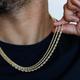 Gold Rope Chain, Necklace, 10K Chain Necklace For Men